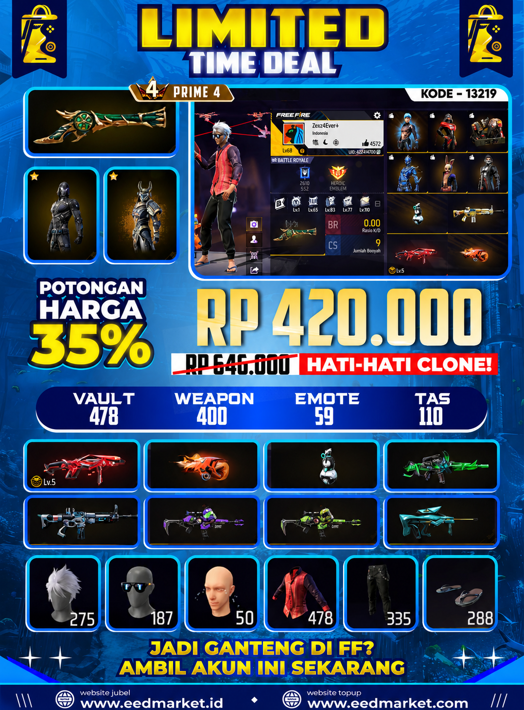 Sg  Trompet  Evo Mp40 Cobra Lvl 5 Vault  478 Prime 4