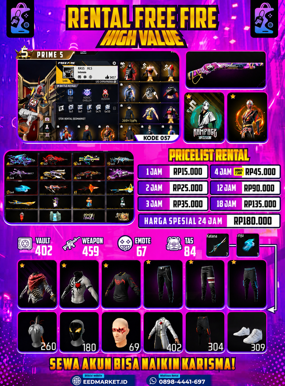 FF 057 - SG RAPPER EVO 9 MAX 3