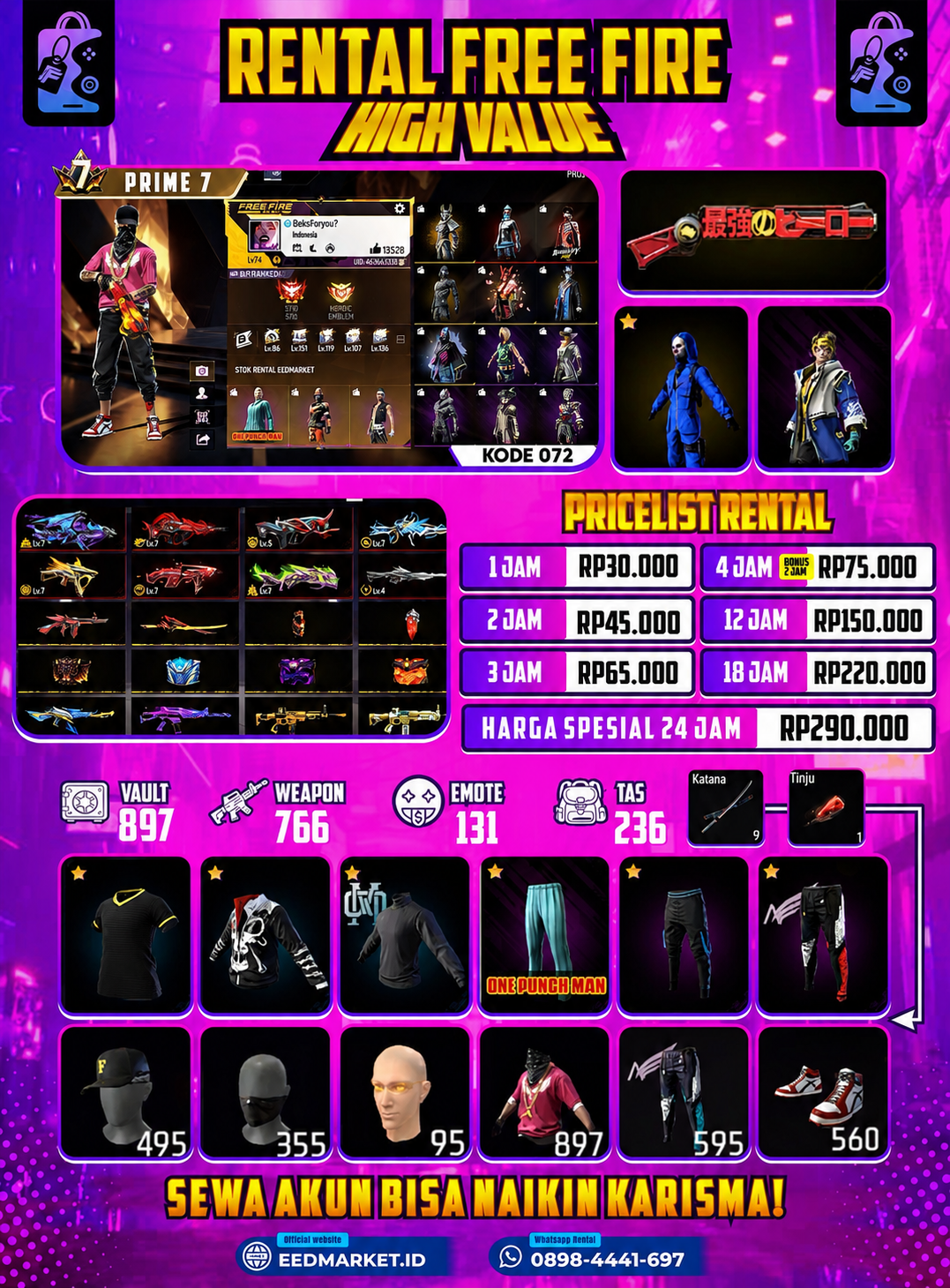 FF 072 - SG OPM SG RAPPER EVO 7 MAX 6 SEASON 2 SEASON 3 SEASON 5