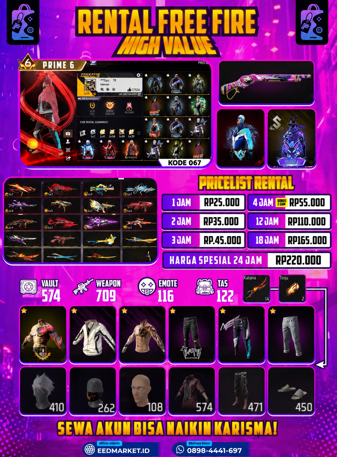 FF 067 - SG RAPPER EVO 12 MAX 5 TAS SAYAP