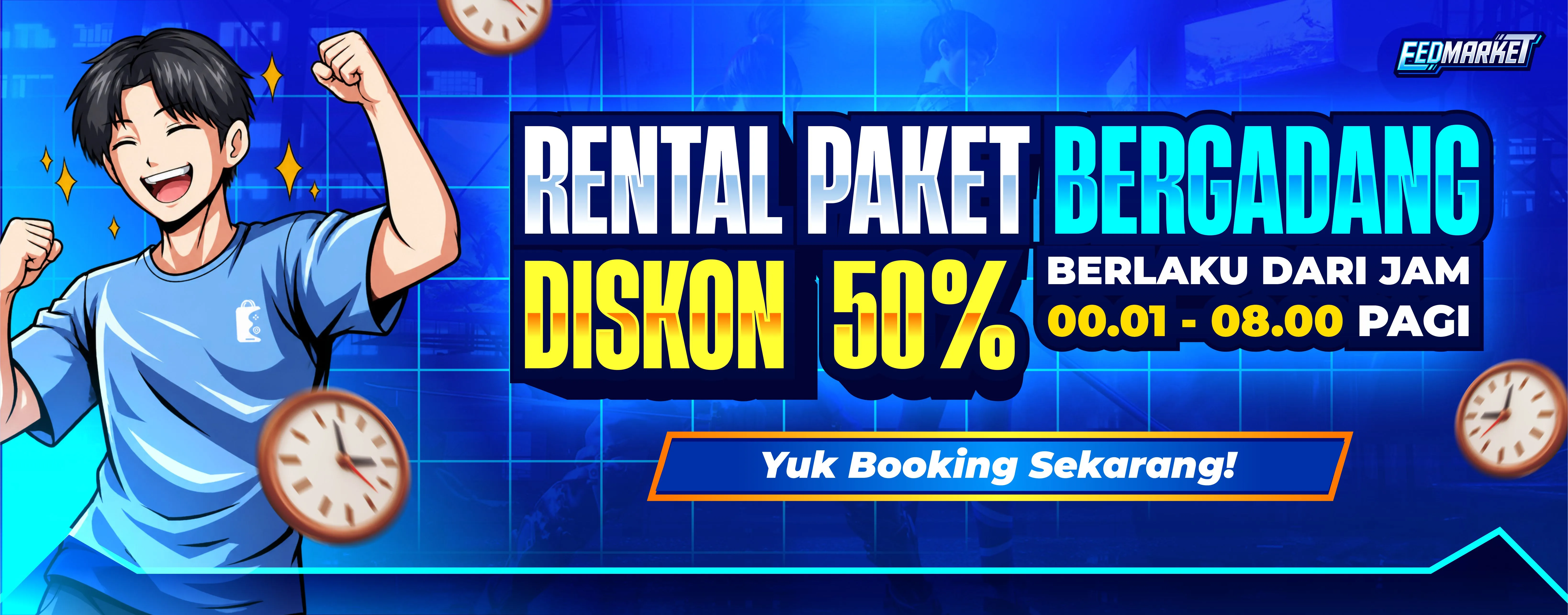 Paket bergadang Diskon 50%